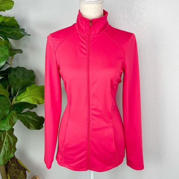 CHAMPION LONG SLEEVE ATHLETIC RUNNING OUTDOOR THIN FITTED HOODED JACKET - Picture 1 of 5